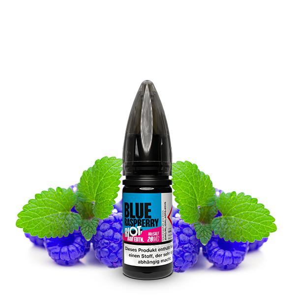Blue Raspberry Nikotinsalz Liquid - Riot Squad Bar Edition