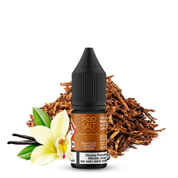Virginia Gold Nikotinsalz Liquid - Pod Salt