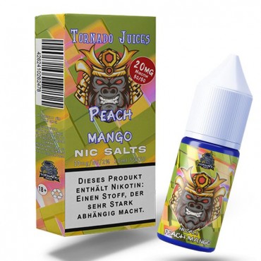 Peach Mango Nikotinsalz Liquid - Tornado Juices