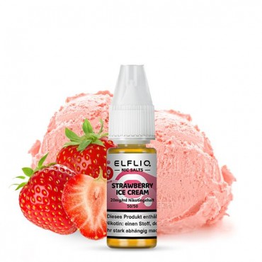 Elf Bar Elfliq Strawberry Ice Cream Nikotinsalz Liquid