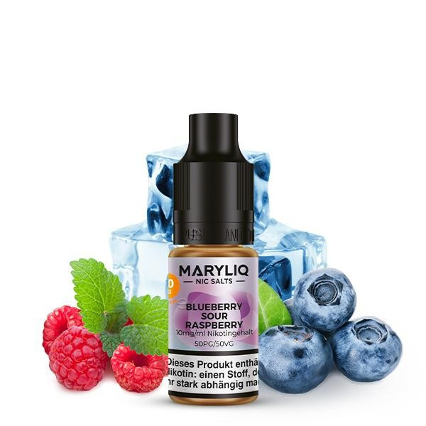 Blueberry Sour Raspberry - Maryliq Nikotinsalz Liquid