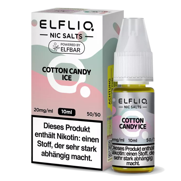 Elf Bar Elfliq Cotton Candy Ice Nikotinsalz Liquid