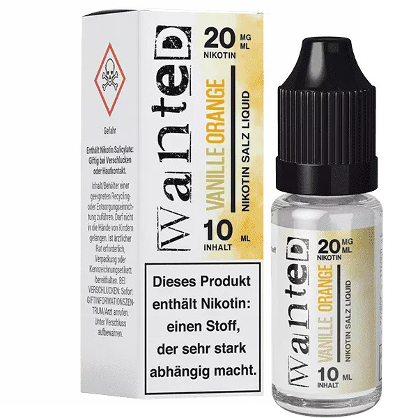 Wanted Vanille Orange Nikotinsalz Liquid