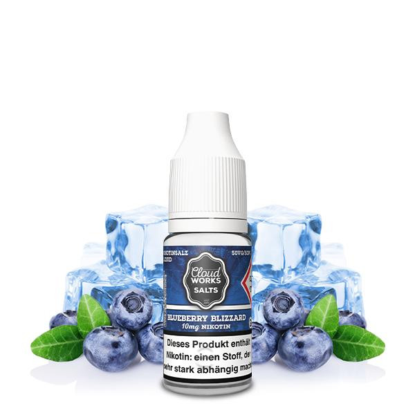 Blueberry Blizzard Nikotinsalz Liquid - Cloudworks