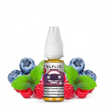 Elf Bar Elfliq Blueberry Sour Raspberry Nikotinsalz Liquid