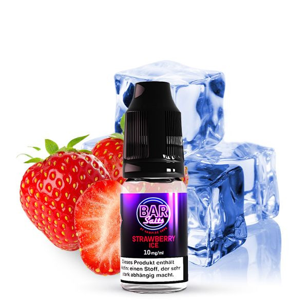 Strawberry Ice Nikotinsalz Liquid - Vampire Vape Bar Salts
