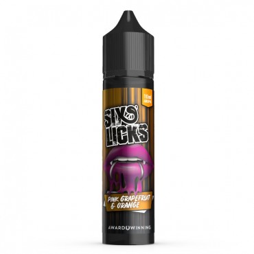 Six Licks Pink Grapefruit Orange Aroma