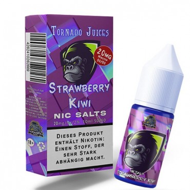 Strawberry Kiwi Nikotinsalz Liquid - Tornado Juices