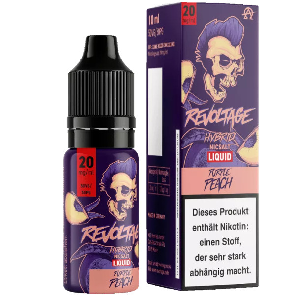 Purple Peach Nikotinsalz Liquid - Revoltage